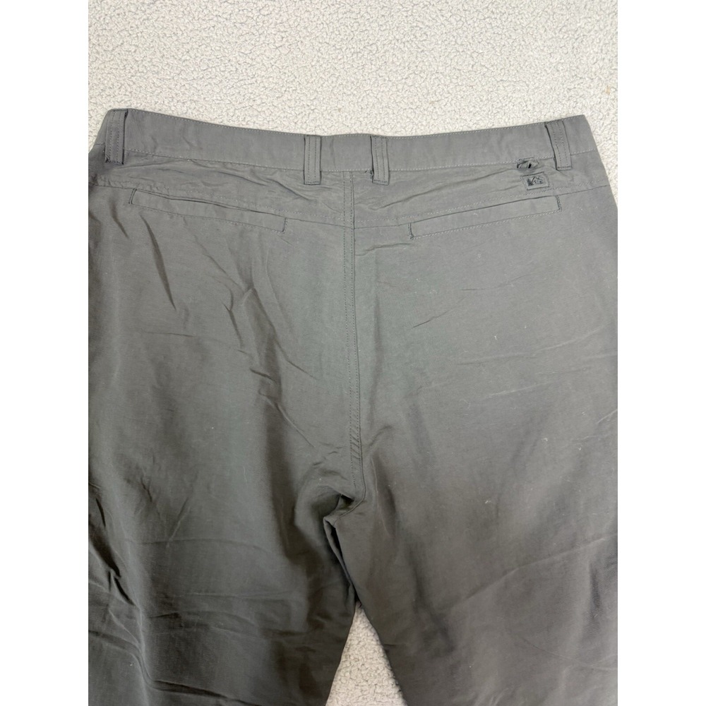 REI Co-op Mens Gray Nylon Hiking Travel Pants 38W x 32L RN37249 - Picture 8 of 10